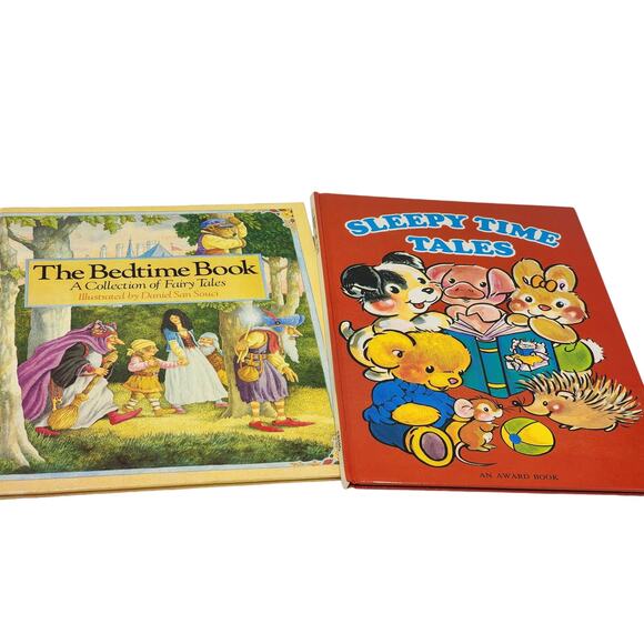 Bedtime Book Collection Of Fairy Tales Illustrated Sleepy Time Childrens 1980s - Picture 1 of 10
